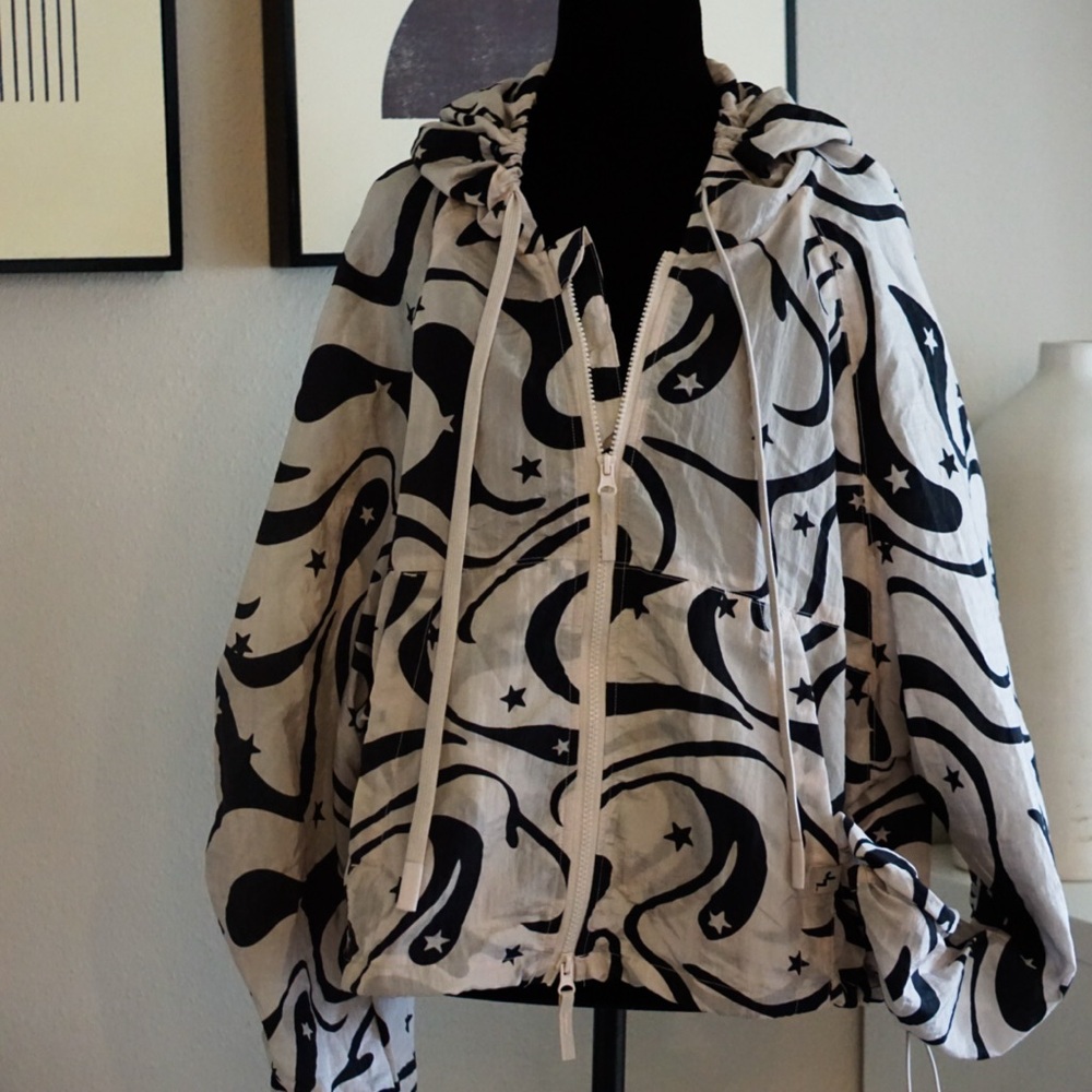 JoyLab Swirl Zip-Up Front Jacket